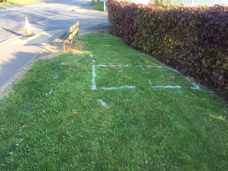 Install Concrete Base for New Retail Sign