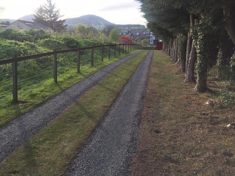 Natural Looking Surface Dressed Driveway in St. Boswells