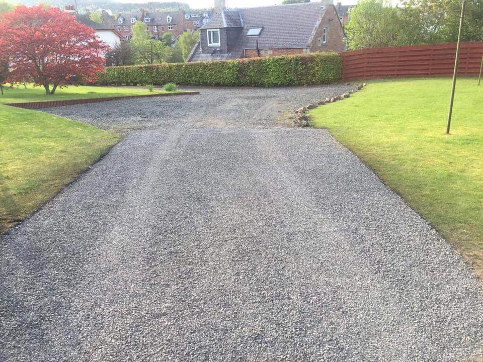 Natural Looking Surface Dressed Driveway in St. Boswells