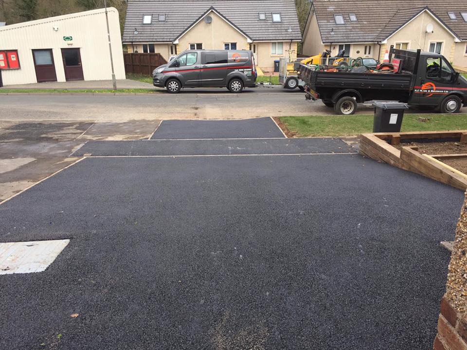 New Asphalt Driveway in Newtown St.Boswells, Borders