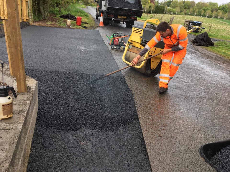 New Entranceway Dug-Out and Surfaced to Borders Council Specficiations