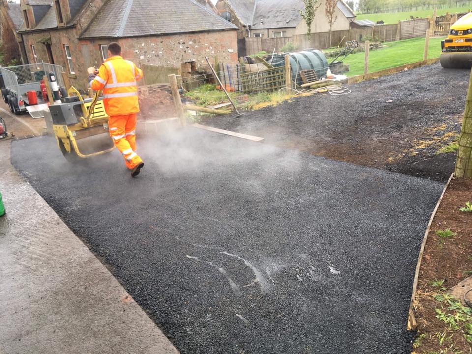 New Entranceway Dug-Out and Surfaced to Borders Council Specficiations