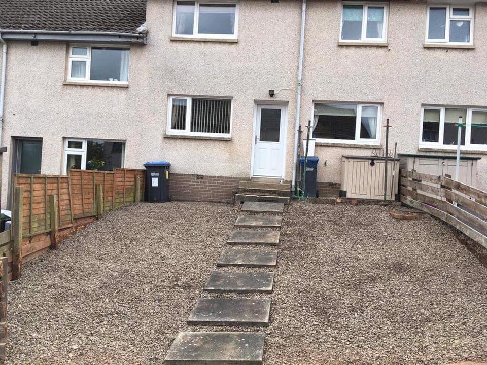 New Gravel Driveway in Earlston, Scottish Borders