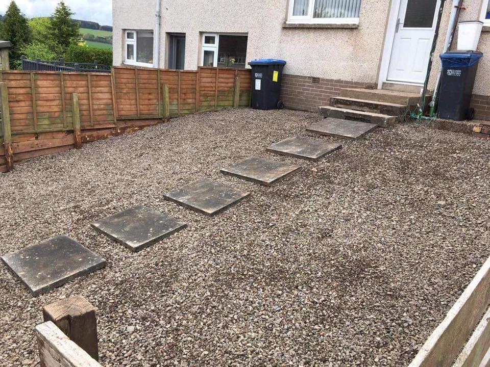 New Gravel Driveway in Earlston, Scottish Borders