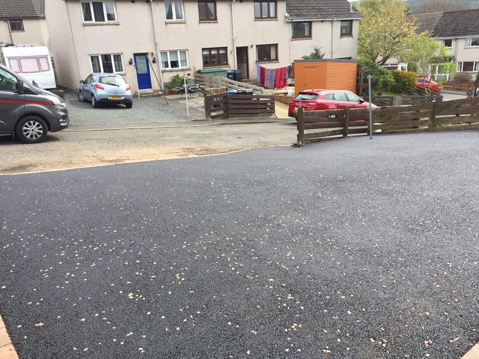 New Asphalt Driveway in Earlston, Scottish Borders