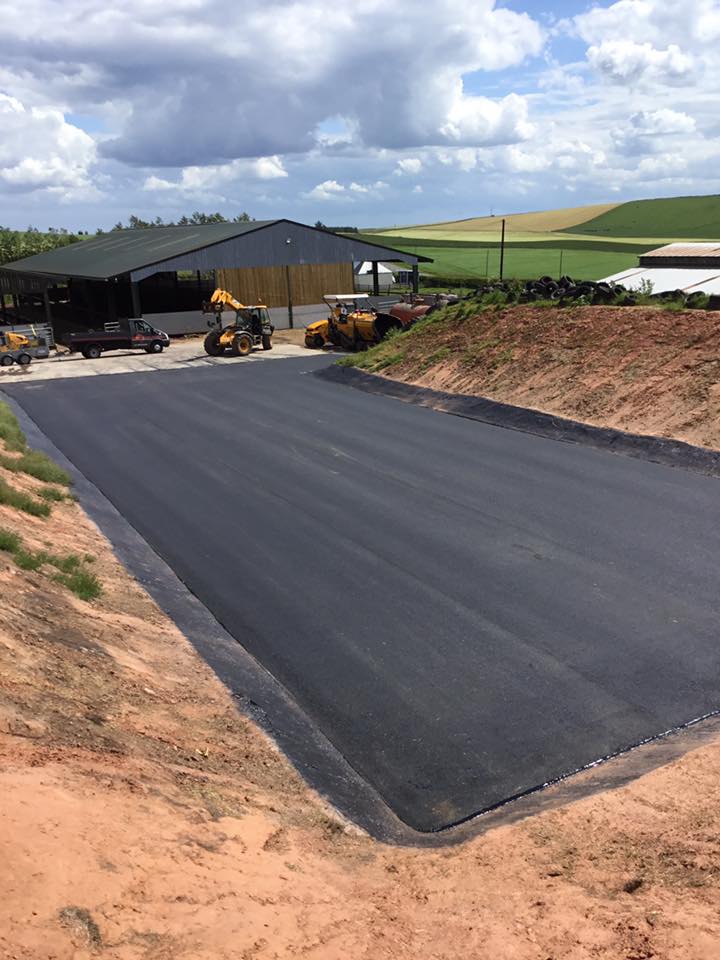 Tarmac Farm Silage Pit at Hexpath Farm, Greenlaw