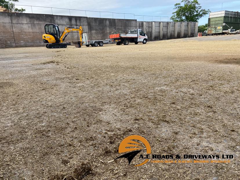 Lay Asphalt Farm Yard Biogas Plant, Scotland