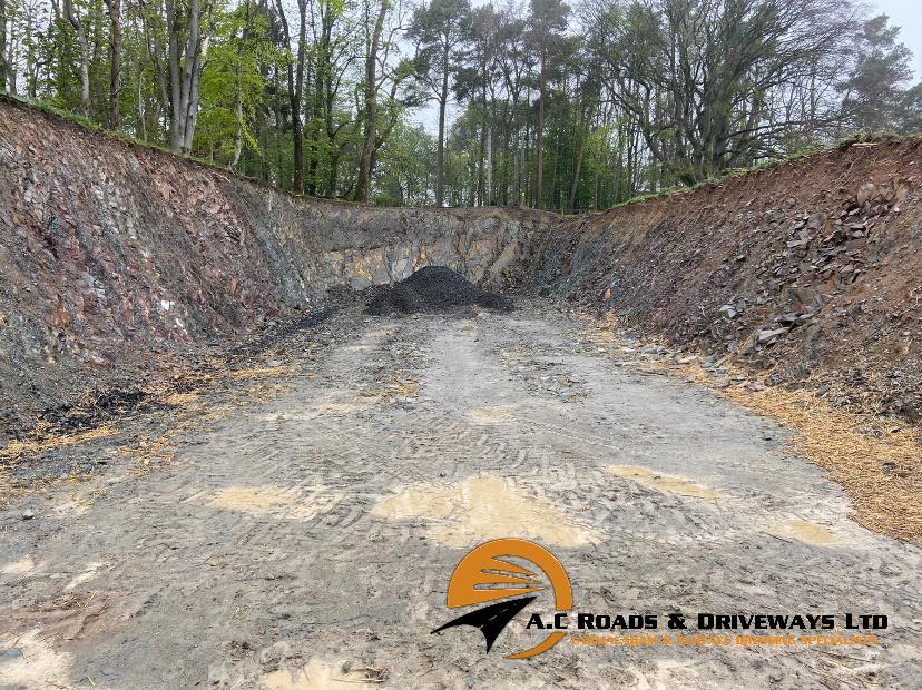 120 Tonnes of Tarmac  for New Farm Silage Pit 