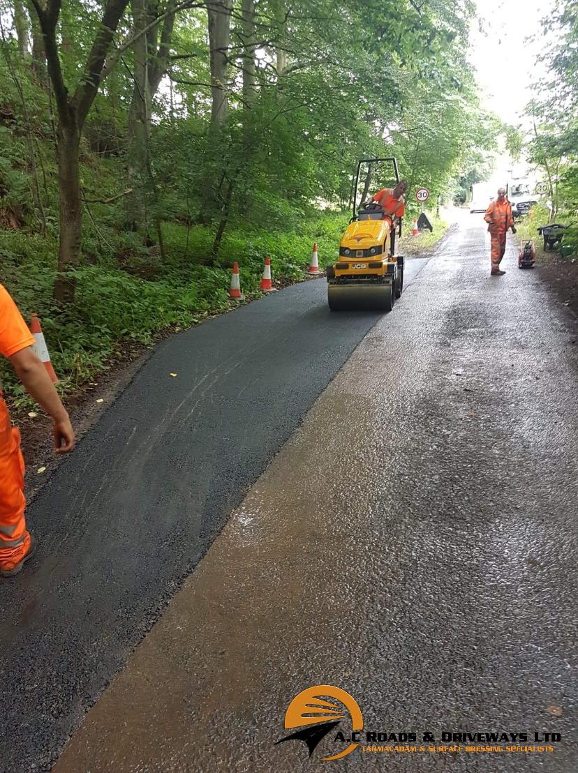 Create Tarmac Passing Place and Entranceway - Borders, Scotland