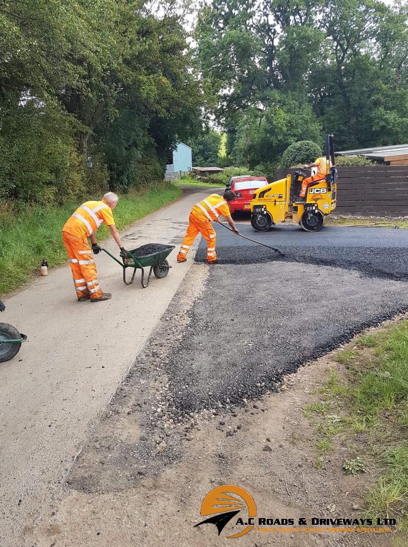 Create Tarmac Passing Place and Entranceway - Borders, Scotland