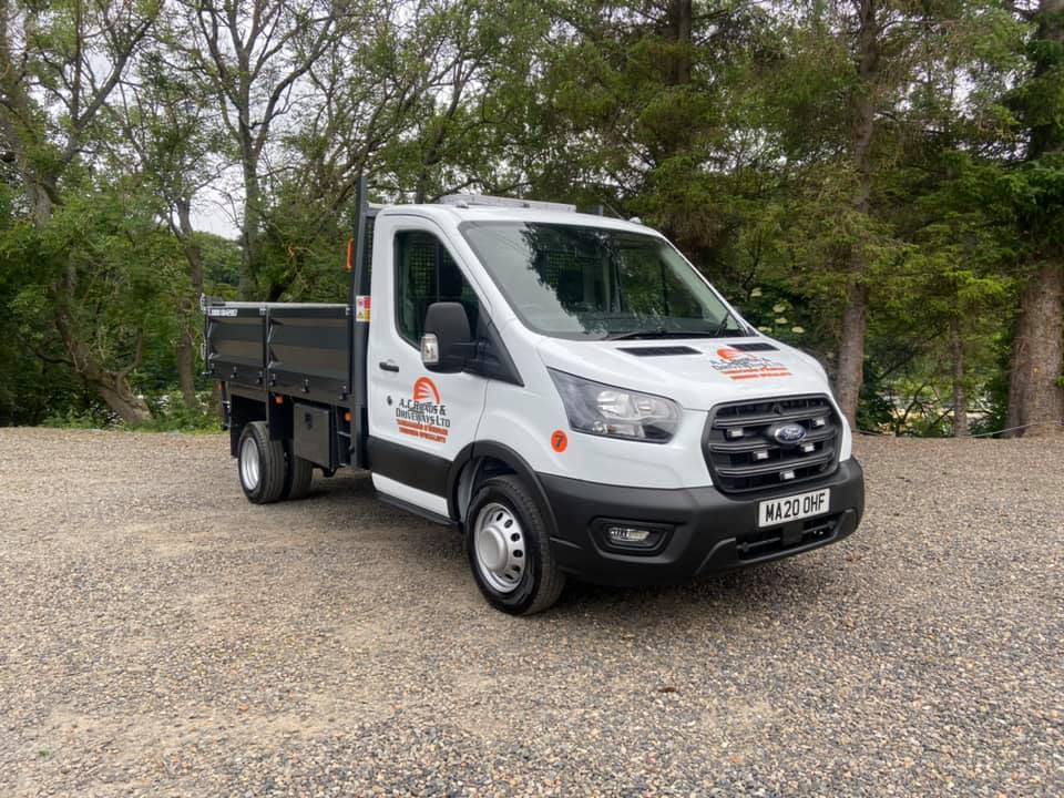 Custom Built Ford Transit Tipper - AC Roads Driveways Ltd