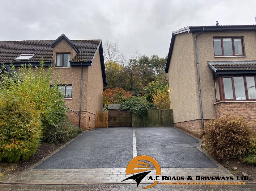 Double Tarmac Driveways - Melrose, Borders