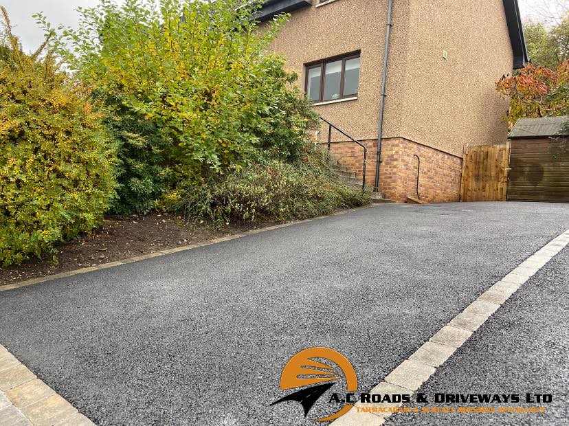 Double Tarmac Driveways - Melrose, Borders