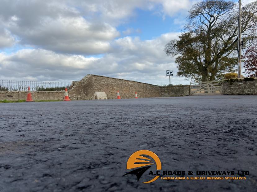 Farm Entrance and Yard Tarmac Work - Borders, Scotland