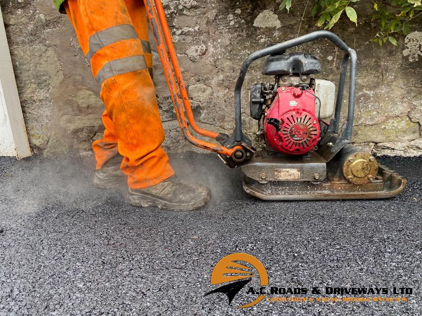 Farm Entrance and Yard Tarmac Work - Borders, Scotland