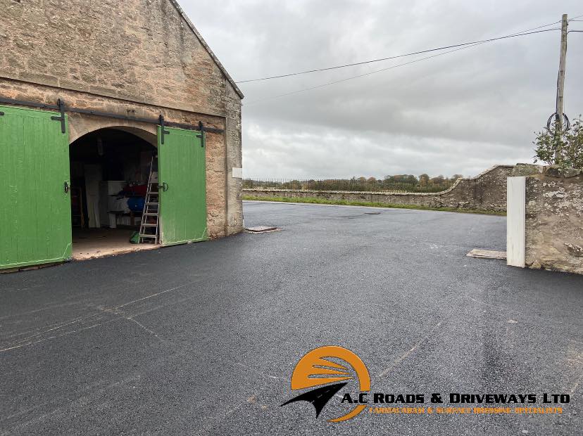 Farm Entrance and Yard Tarmac Work - Borders, Scotland