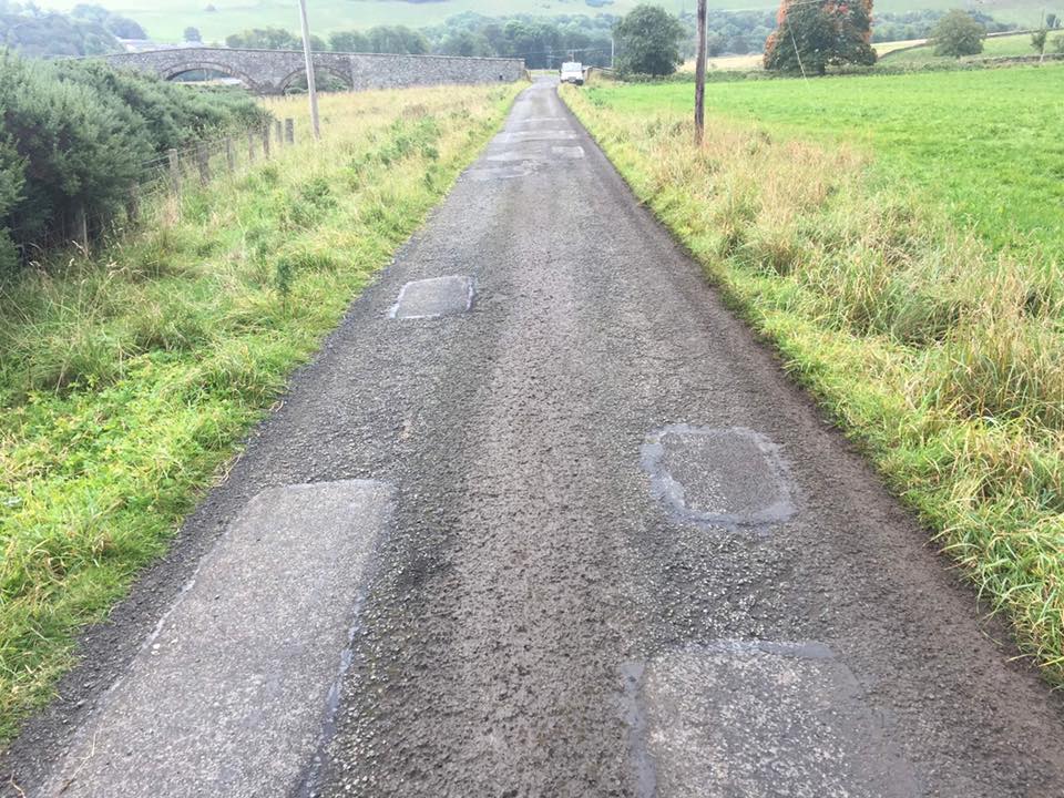 Farm Road Surface Dressing