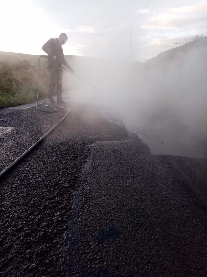 Farm Road Surface Dressing