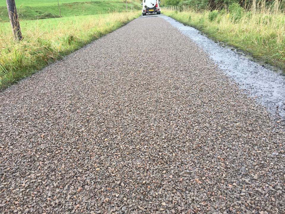 Farm Road Surface Dressing Borders