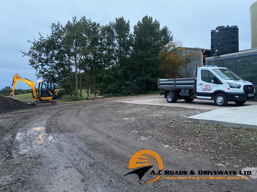 Farm Yard Asphalt Resurfaced - Berwick-Upon-Tweed