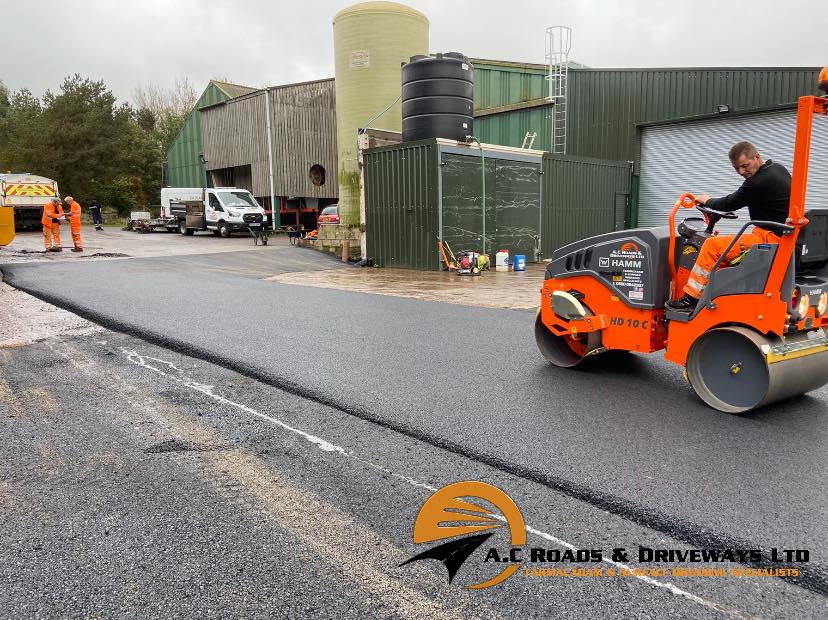 Farm Yard Asphalt Resurfaced - Berwick-Upon-Tweed