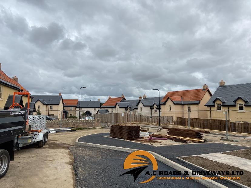 Housing Site Tarmac Work - Coldstream, Borders, Scotland