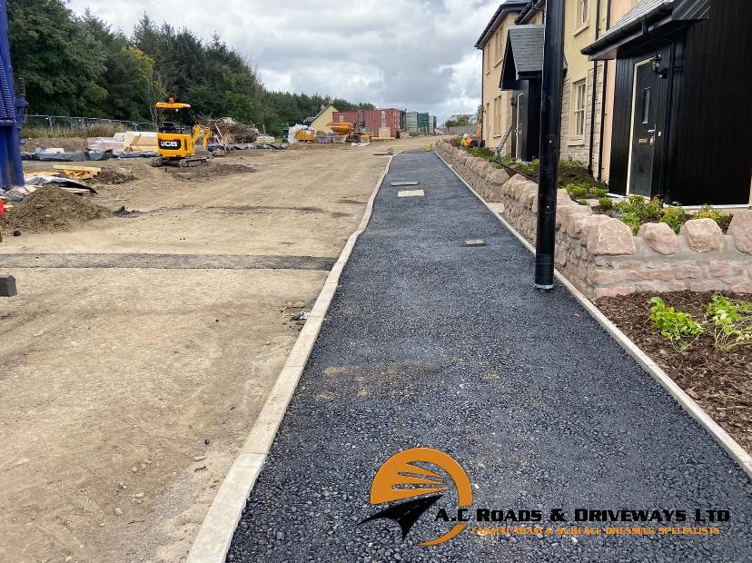 Housing Site Tarmac Work - Coldstream, Borders, Scotland