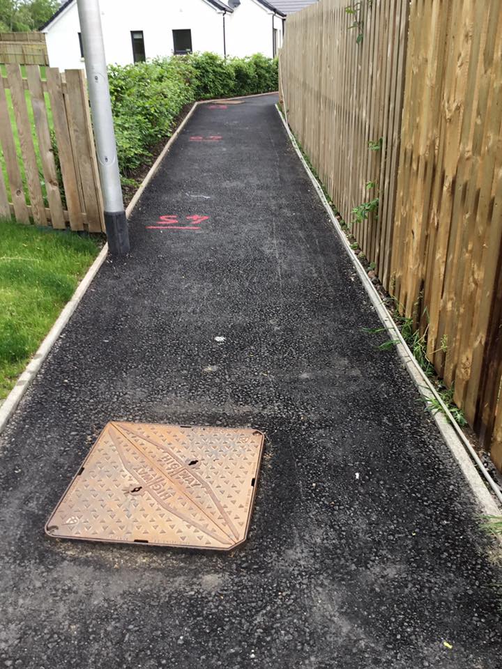 Install New Pedestrian Footpath, Melrose, Scottish Borders