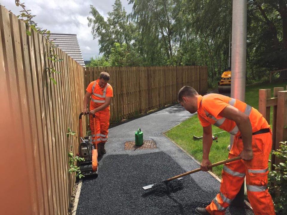 Install New Pedestrian Footpath, Melrose, Scottish Borders