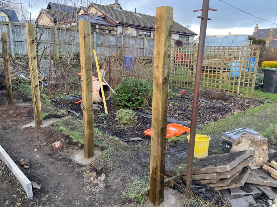 New Driveway, Fencing & Kerbs - Darnick, Melrose