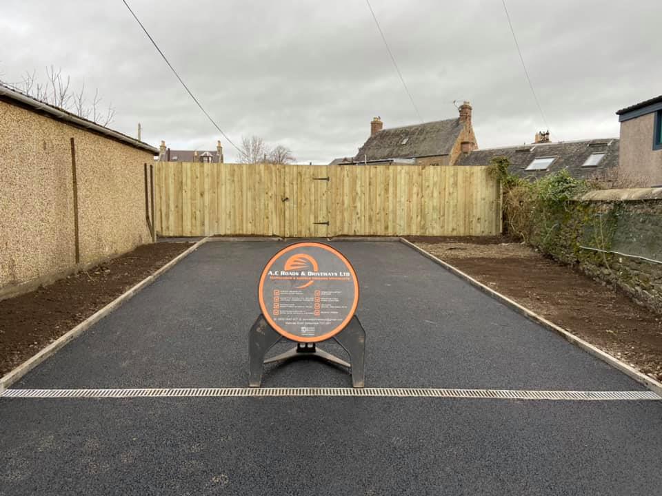 New Driveway, Fencing & Kerbs - Darnick, Melrose