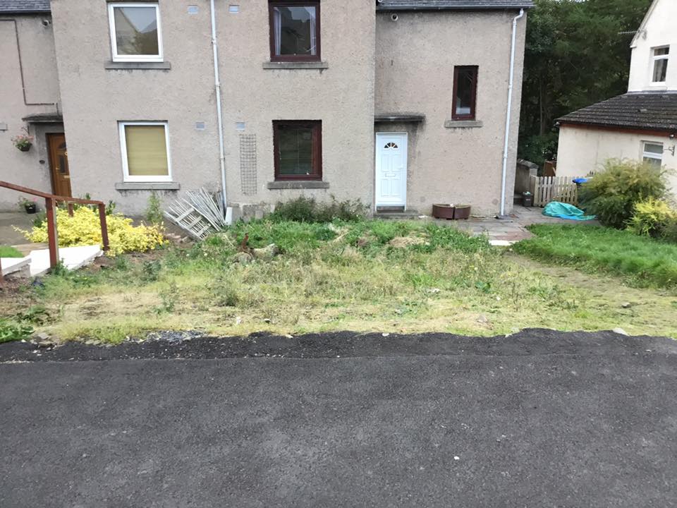 New Driveway with Fencing, Edging, Drainage - Galashiels