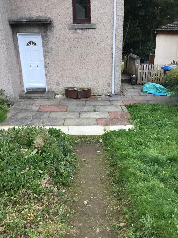 New Driveway with Fencing, Edging, Drainage - Galashiels