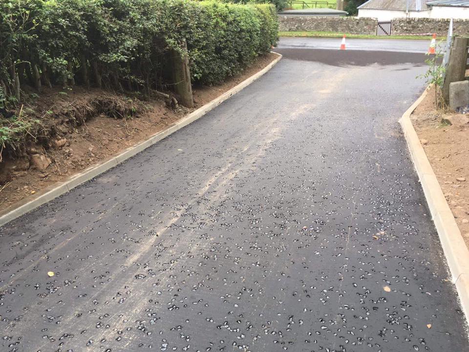 new tarmac road for JSC Estates, Galashiels, Scotland