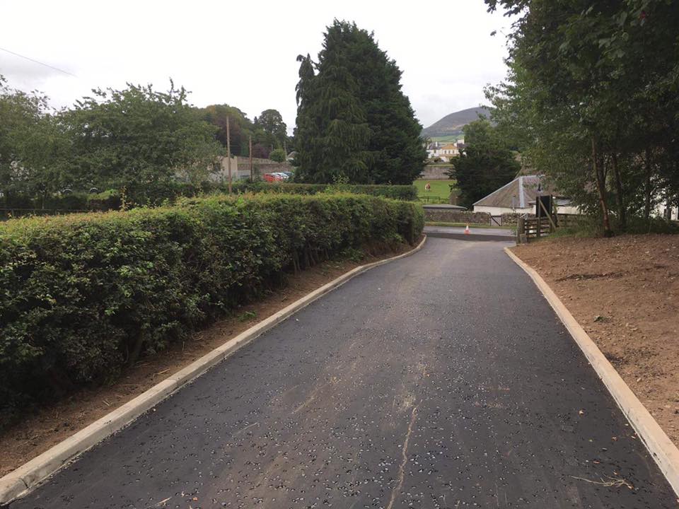 new tarmac road for JSC Estates, Galashiels, Scotland