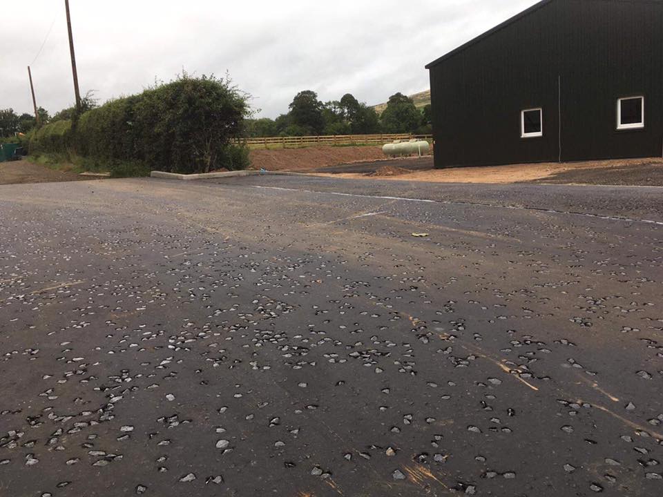 new tarmac road for JSC Estates, Galashiels, Scotland