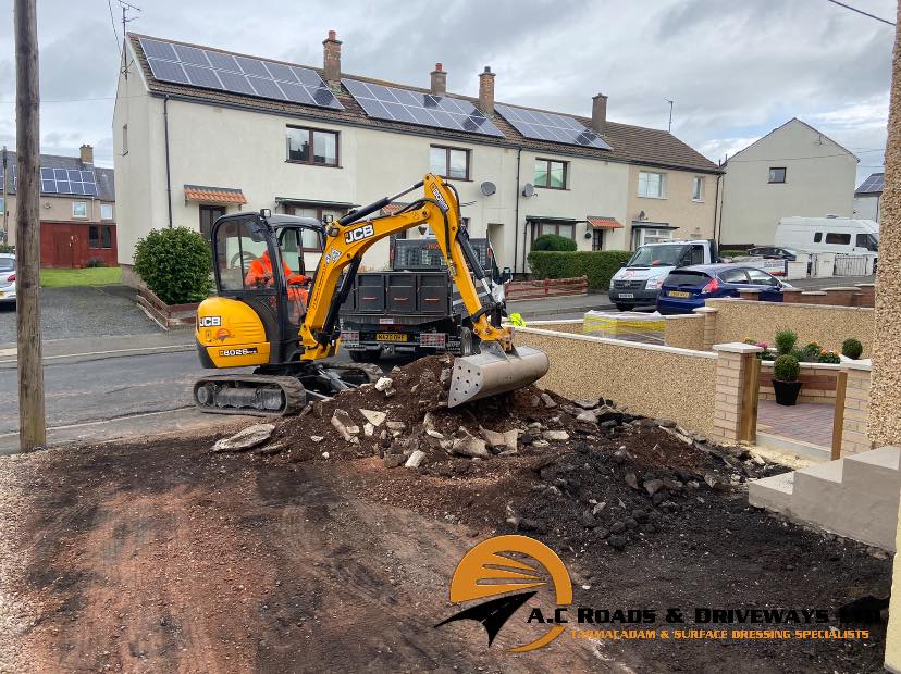 New Tarmac Driveway - Chirnside, Berwick