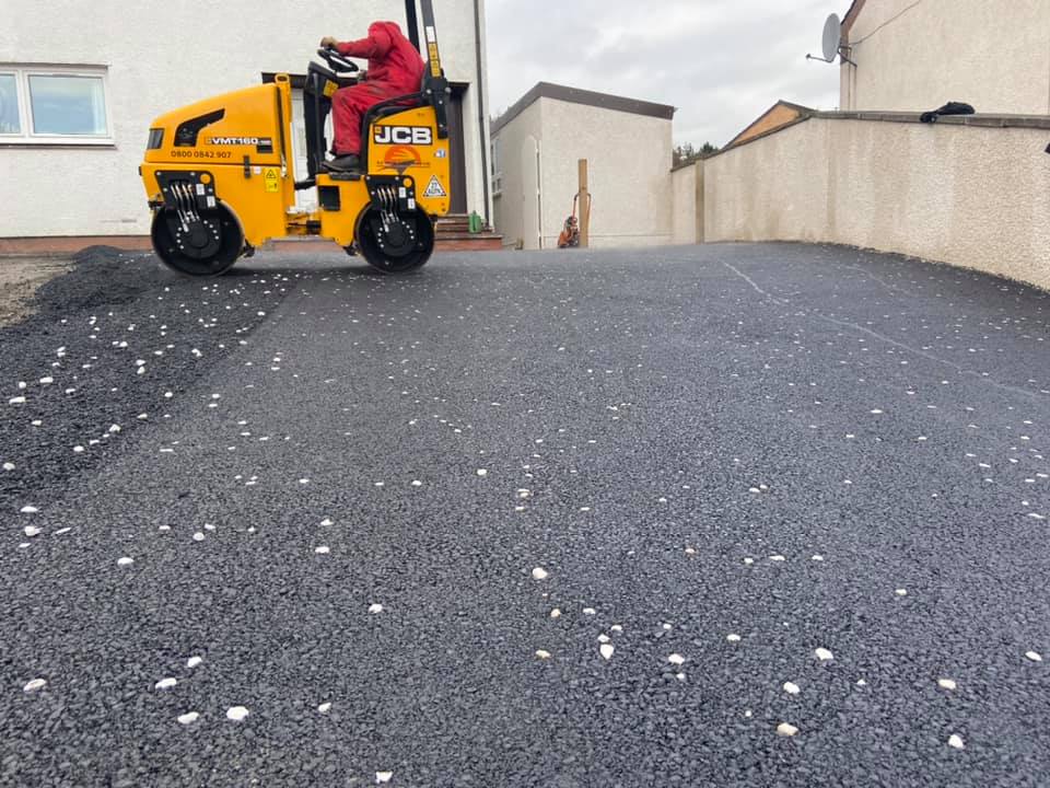 New Tarmac Driveway & Door Steps - Edinburgh, Borders