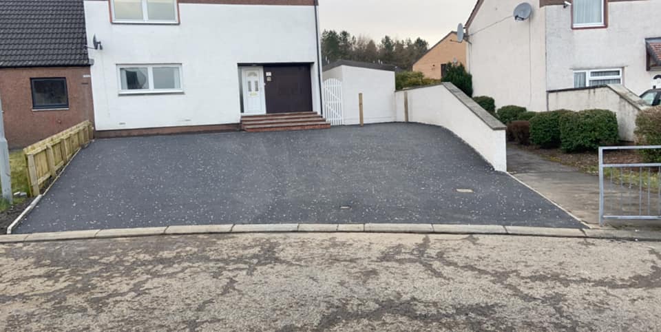 New Tarmac Driveway & Door Steps - Edinburgh, Borders