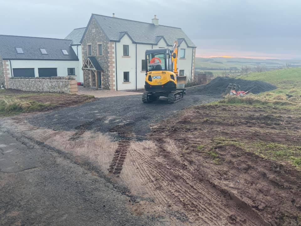 New Tarmac Driveway, Entranceway - Duns, Borders