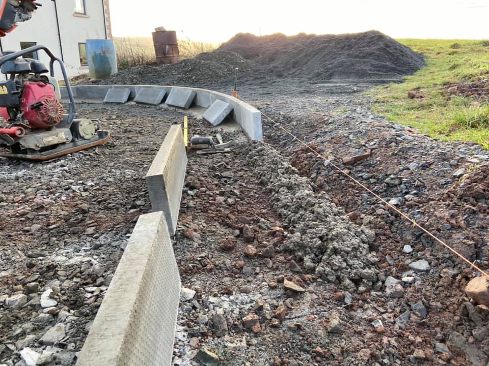 New Tarmac Driveway, Entranceway - Duns, Borders