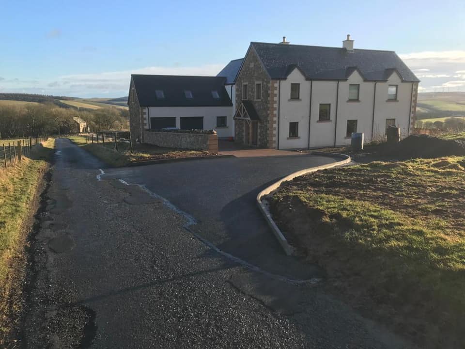 New Tarmac Driveway, Entranceway - Duns, Borders