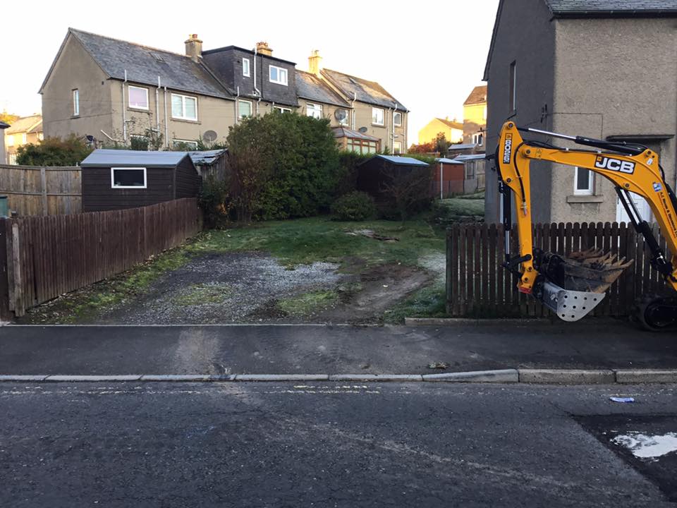 New Tarmac Driveway Preparation - Galashiels, Borders