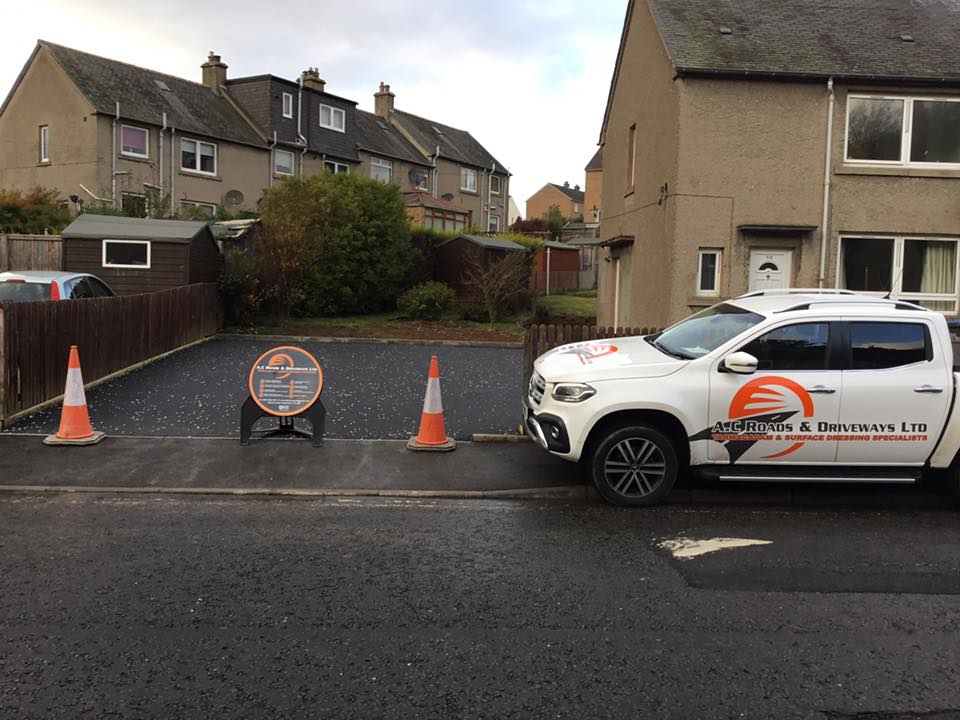 New Tarmac Driveway Preparation - Galashiels, Borders