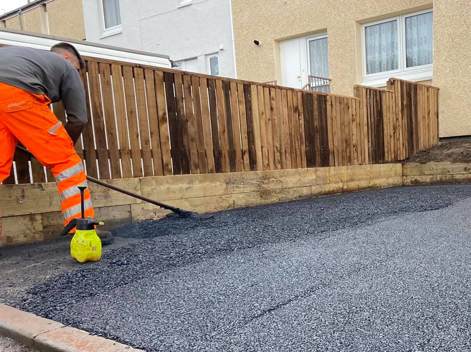 New Tarmac Driveway - Innerleithen, Borders