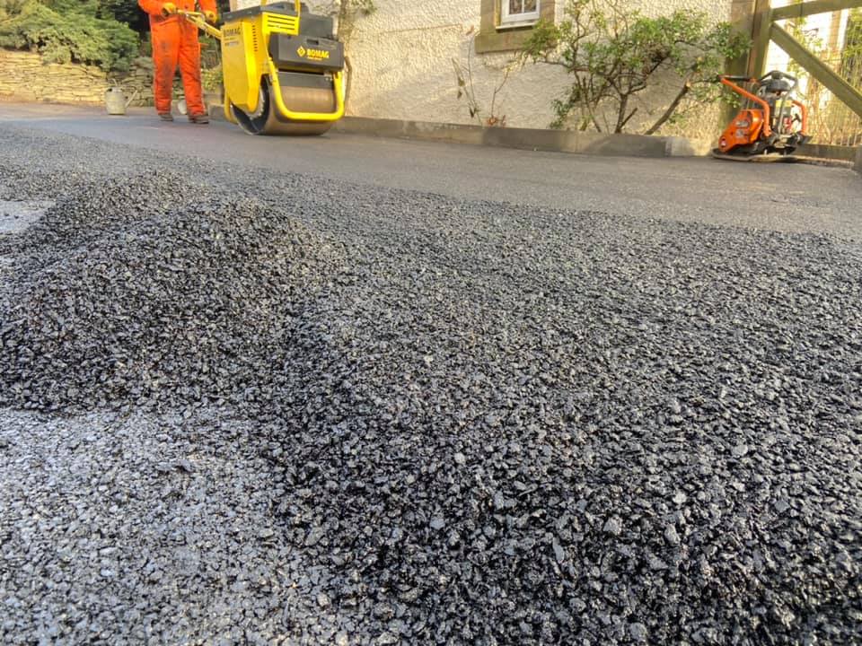 New Tarmac Driveway - Langlee Farm House, Galashiels