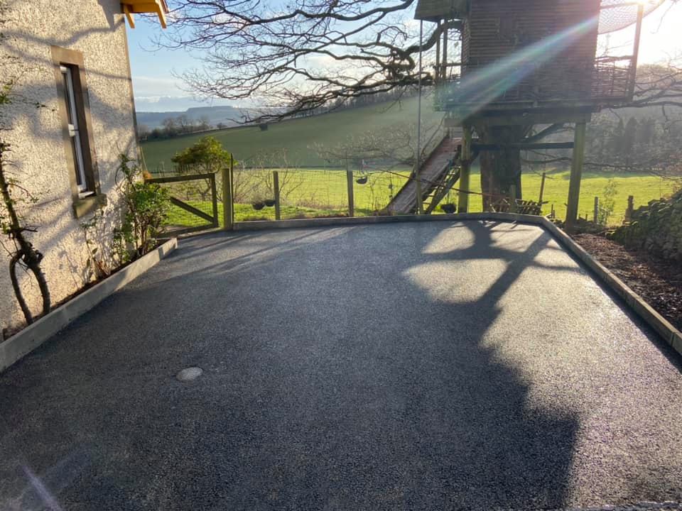 New Tarmac Driveway - Langlee Farm House, Galashiels