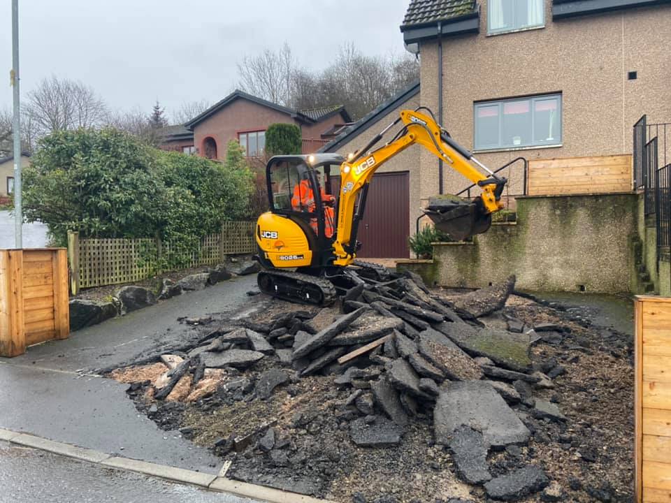 New Tarmac Driveway - Melrose, Borders