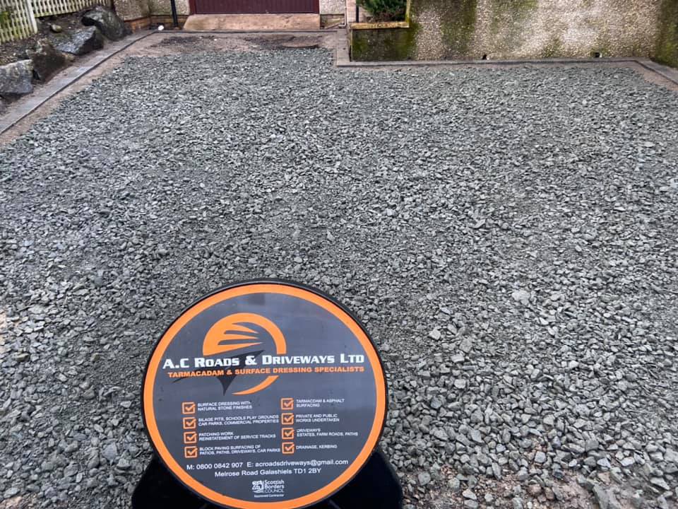 New Tarmac Driveway - Melrose, Borders