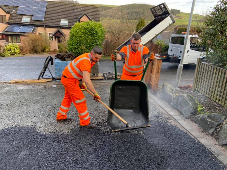 New Tarmac Driveway - Melrose, Borders